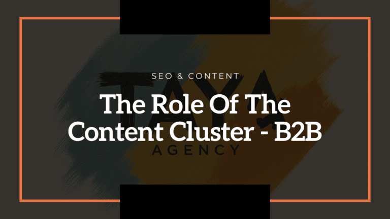 content clusters in B2B SEO