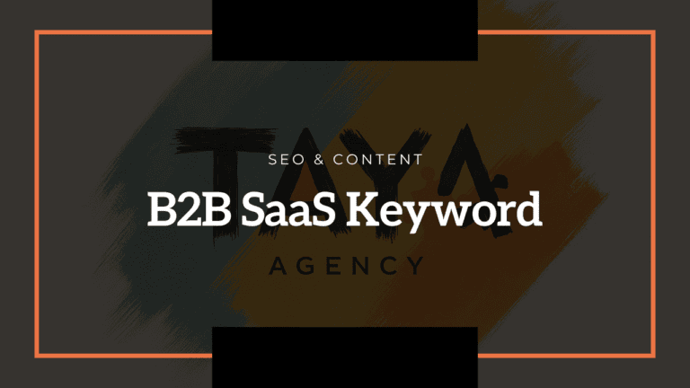 B2B SaaS keyword research